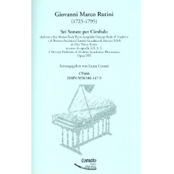 6 Sonate op.8 per cembalo - Giovanni Marco Rutini / Arr. Laura Cerutti