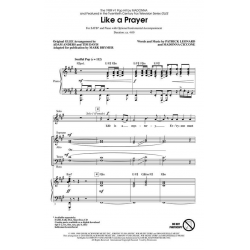 Like A Prayer featured On Glee - Madonna / Arr. Adam Anders