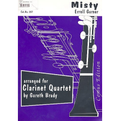 Misty for 4 clarinets - Errol Garner