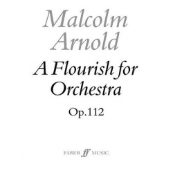 A flourish for orchestra op.112 - score - Malcolm Arnold