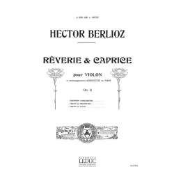 Reverie et caprice op.8 pour violon - Hector Berlioz