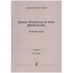 Konzert e-Moll - Emil Nikolaus von Reznicek