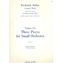 3 pieces for small orchestra - Frederick Delius