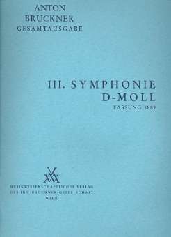 Sinfonie d-Moll Nr.3  Fassung 1889