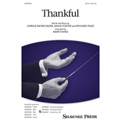 Thankful (SATB) - Carole Bayer Sager / Arr. Mark Hayes