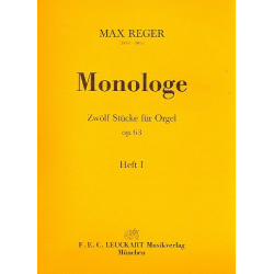 Monologe op.63 Band 1 (Nr.1-4) - Max Reger