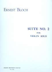 Suite no.2 for violin - Ernest Bloch