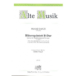 Quintett B-Dur op.56,1 - Franz Danzi