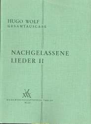 Nachgelassene Lieder Band 2 - Hugo Wolf