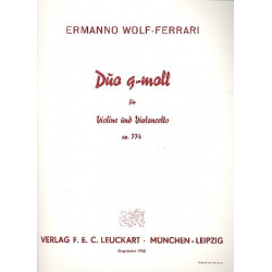 Duo g-Moll op.33b - Ermanno Wolf-Ferrari