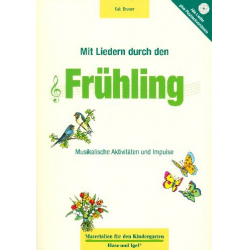 Mit Liedern durch den Frühling (+CD) - Kati Breuer
