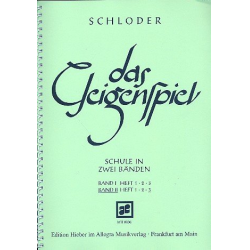 Das Geigenspiel Band 2 Teil 3 - Josef Schloder