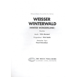 Weisser Winterwald: Einzelausgabe - Felix Bernard