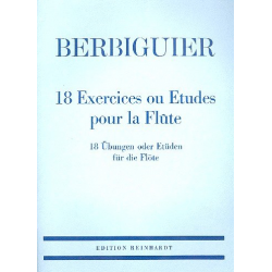 18 Übungen oder Etüden in allen Tonarten - Benoit Tranquille Berbiguier