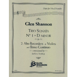 Sonata in d Minor no.1 - Glen Shannon