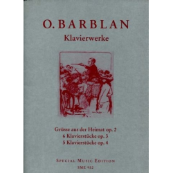 Klavierwerke op.2, op.3, op.4 - Otto Barblan