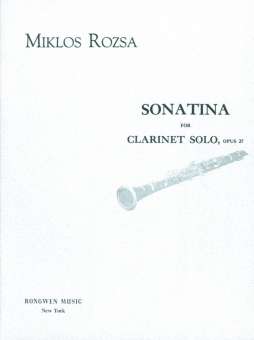 Sonatina op. 27 for clarinet solo