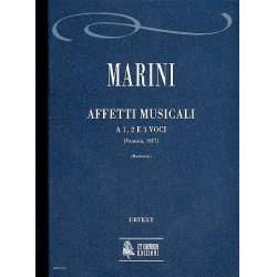 Affetti musicali a 1, 2 e 3 voci - Biagio Marini