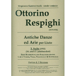 Suite Nr.3 für Laute - Ottorino Respighi