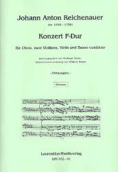 Konzert F-Dur für Oboe, 2 Violinen, - Johann Anton Reichenauer