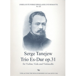 Streichtrio Es-Dur op.31 - Sergej Tanejew