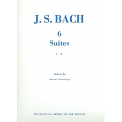 6 Suiten Band 1 (Nr.1-3) BWV1007-1009 - Johann Sebastian Bach