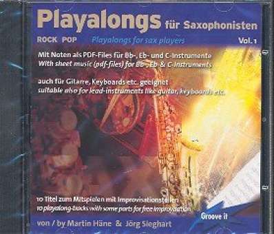 Playalongs für Saxophonisten - Pop/Rock