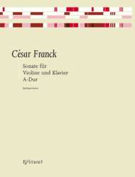 Sonate A-Dur für Violine und Klavier - César Franck