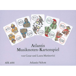 Musiknoten-Kartenspiel - Cesar Marinovici