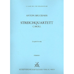 Streichquartett c-Moll - Anton Bruckner