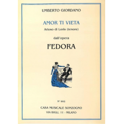 Amor ti vieta di non amar aus Fedora - Umberto Giordano