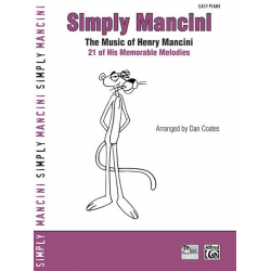 Simply Mancini : for easy piano - Henry Mancini