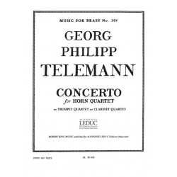 Concerto for 4 horns (or trumpets, clarinets) - Georg Philipp Telemann / Arr. Robert King