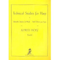 Technical Studies vol.1 : for harp - Alfred Holy