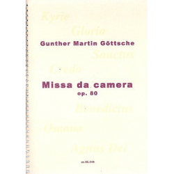 Missa da camera op.80 - Gunther Martin Göttsche