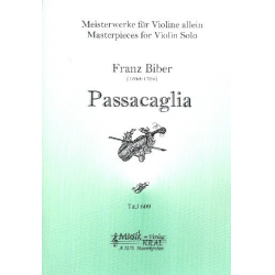 Passacaglia : für Violine solo - Heinrich Ignaz Franz von Biber