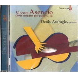 Obras completas para guitarra CD - Vicente Asencio