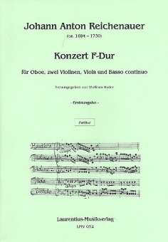 Konzert F-Dur für Oboe, 2 Violinen,