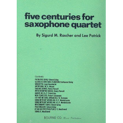 5 Centuries for Saxophone Quartet (AATBar) :