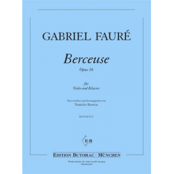 Berceuse op.16 für Viola und Klavier - Gabriel Fauré