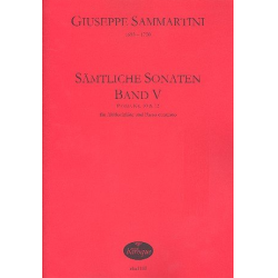 Sämtliche Sonaten Band 5 - Giuseppe Sammartini