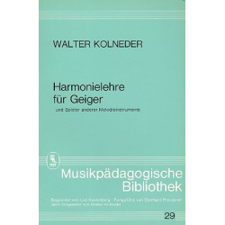 Harmonielehre für Geiger und - Walter Kolneder