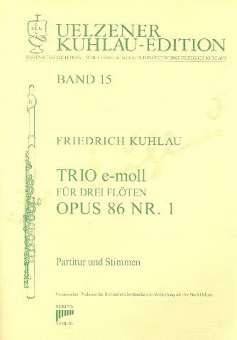 Trio e-Moll op.86,1 für 3 Flöten