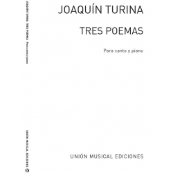 3 Poemas op.81 para Canto y Piano - Joaquin Turina