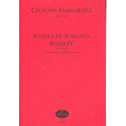 Sämtliche Sonaten Band 4 - Giuseppe Sammartini