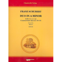 Duo a minor D173 for 2 guitars - Franz Schubert