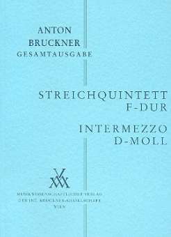 Streichquintett F-Dur und Intermezzo d-Moll