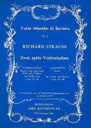 2 späte Violinstudien - Richard Strauss
