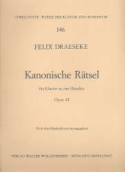 Kanonische Rätsel op.42 - Felix Draeseke