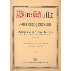 4 Suites de pièces de clavecin op.59 - Joseph Bodin de Boismortier